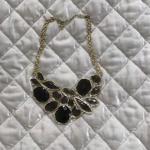 ✿✿ Black / Gray Statement Necklace